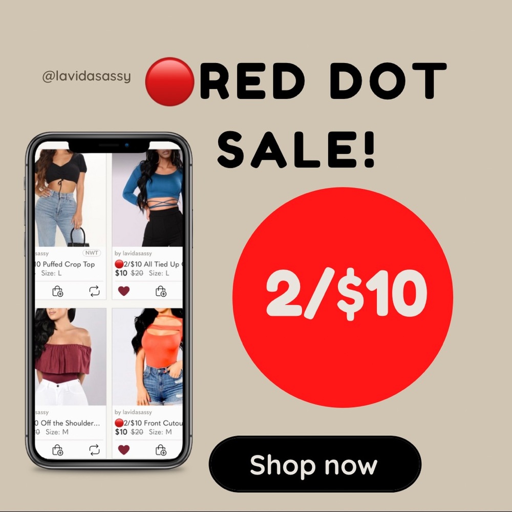 🔴$2/10 Sale!